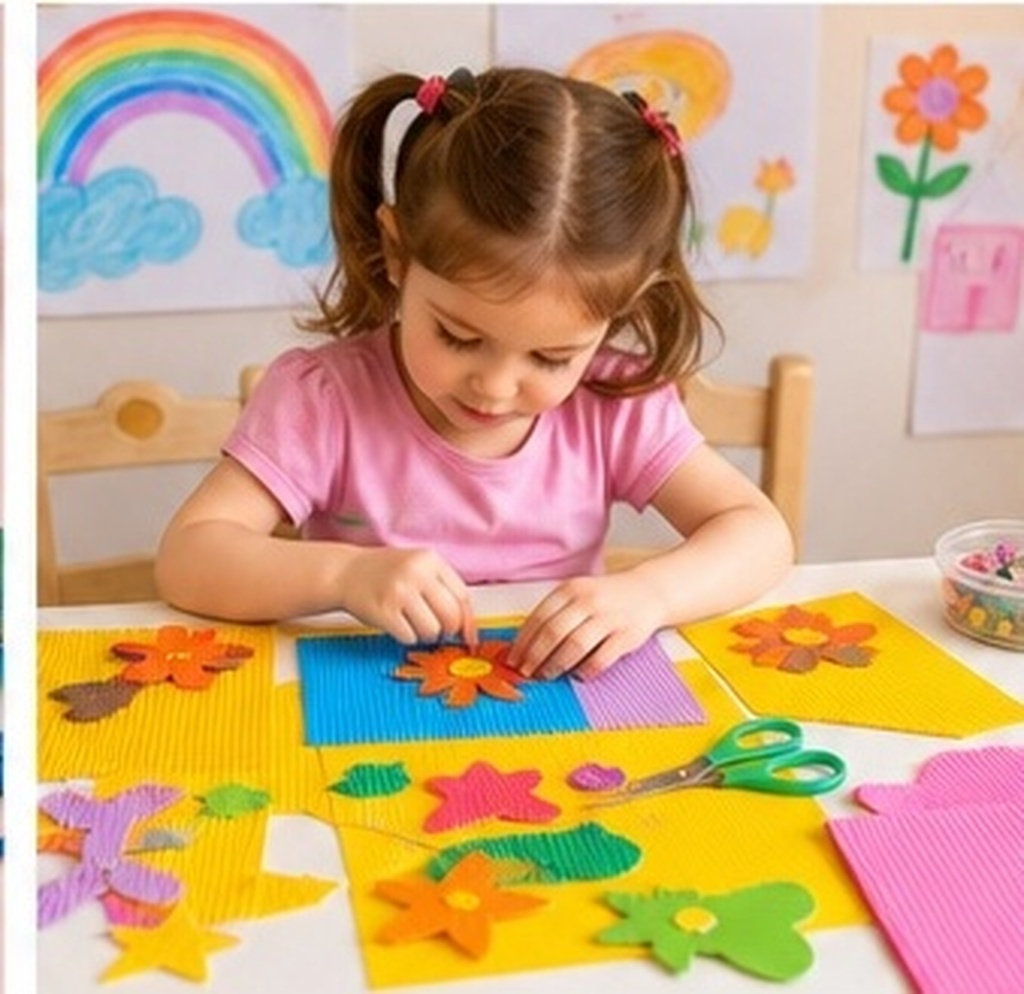 Art Craft With Paper - 40枚入り、様々な色の厚手の段ボール紙。サイズは11.81インチ×8.27インチ。工作、学校のプロジェクト、手作りのアート作品などに最適。