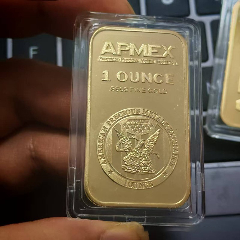 1PC 1オンス 非磁性 APMEX シルバーゴールドバー  - Art Craft Bar のレビューと価格