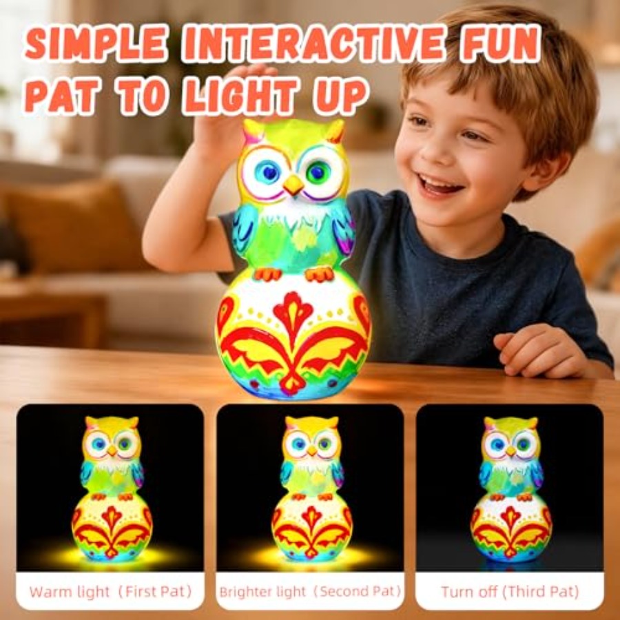 ペイントユアヨウンランプキット、8～12歳向けアート＆クラフ - Art Craft Kit のレビューと価格