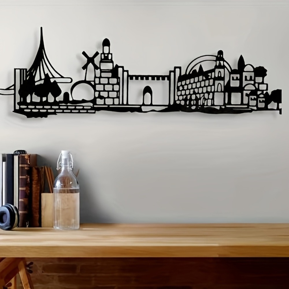 CIFBUY メタルウォールアート エルサレムスカイライン装 - Art & Craft Paper For Kids のレビューと価格