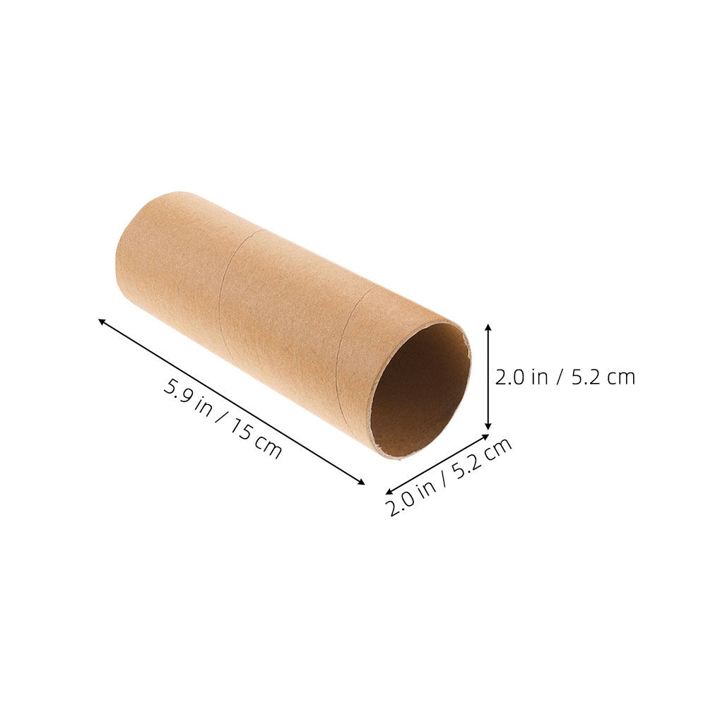 20個入り、多用途に使えるクラフト紙製の筒型容器。直径15c - Art Craft Cardboard のレビューと価格