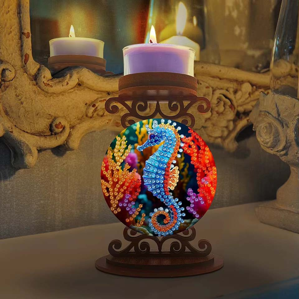 海馬の形をしたキャンドルホルダー。ハロウィーンのプレゼントに - Art Craft Kit のレビューと価格