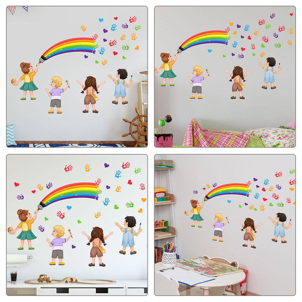 DIY セルフレインボー レインボー ウォールデコレーション - Art And Craft For Nursery のレビューと価格