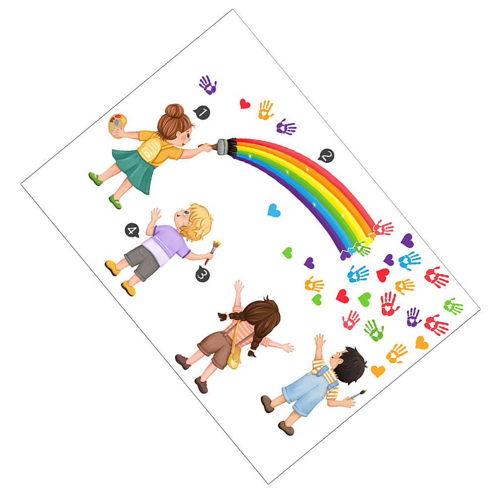 DIY セルフレインボー レインボー ウォールデコレーション - Art And Craft For Nursery のレビューと価格
