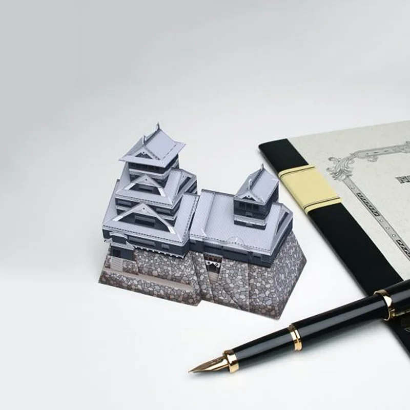 日本熊本城折りたたみミニ 3D 紙モデルハウスペーパークラフ - Art Craft Cardboard のレビューと価格