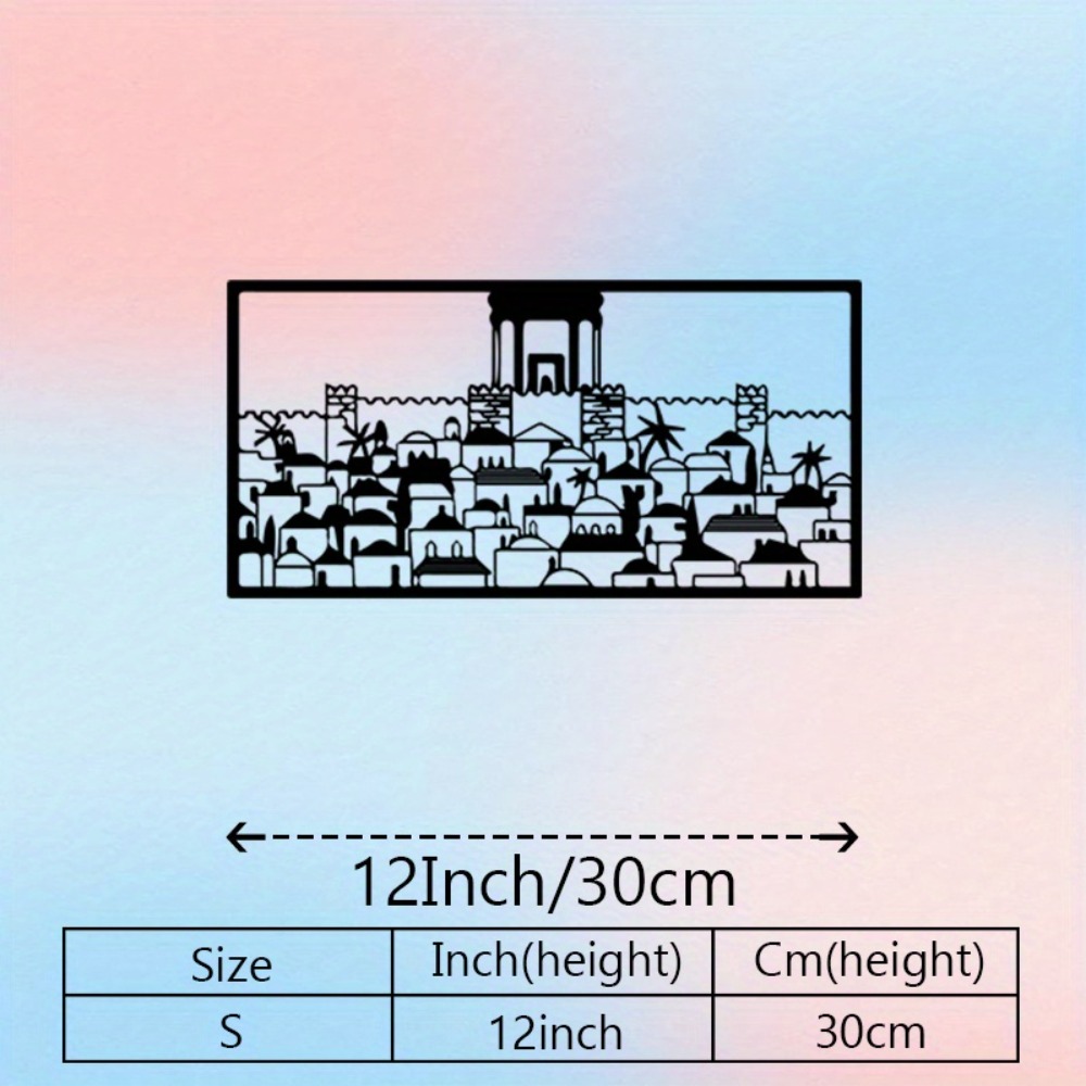 CIFBUY 金属製ウォールアート エルサレム壁画像 ユダヤ - Art & Craft Paper For Kids のレビューと価格